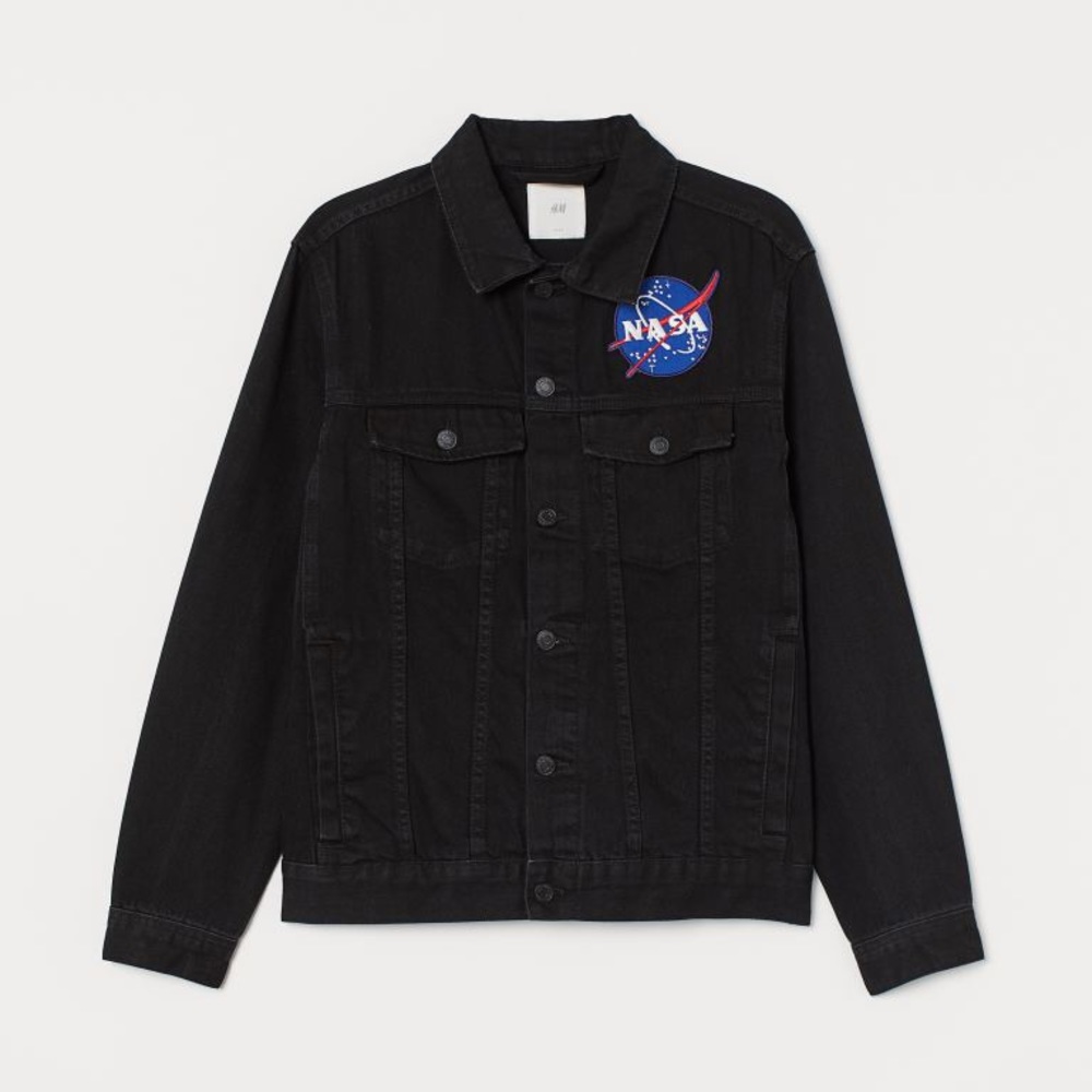 Black Denim NASA Jacket